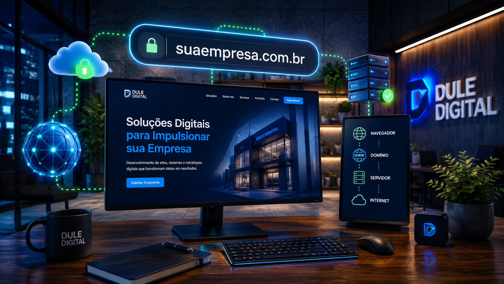 O que é Domínio? Entenda como funciona o endereço do seu site na internet