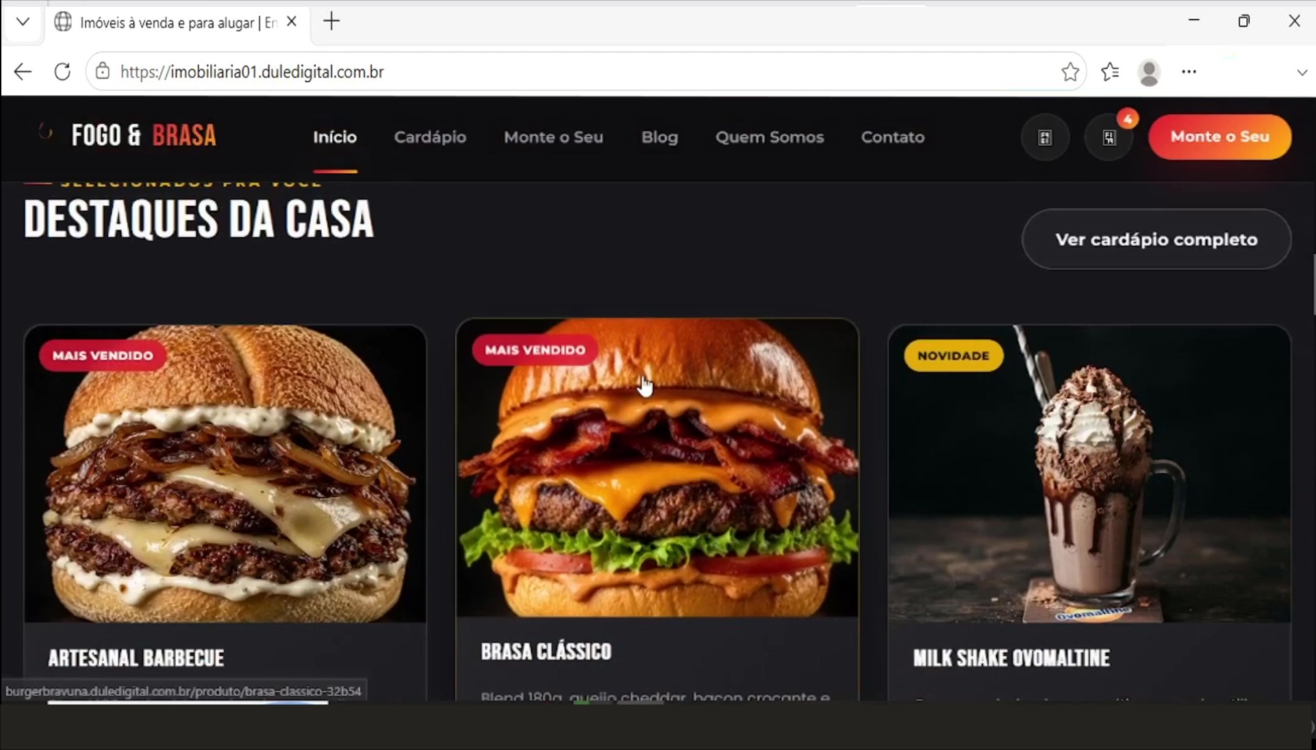 Burger Bravuna — Sistema Completo para Hamburguerias