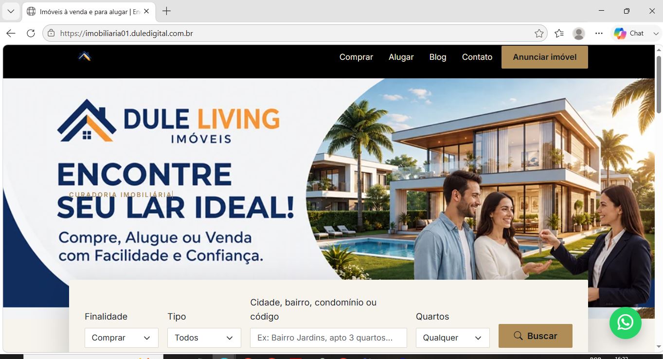 Site para Imobiliárias.